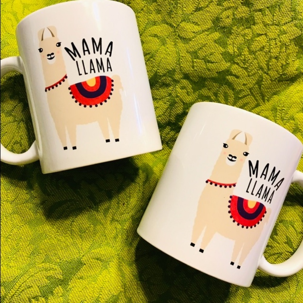 Mama Llama Coffee Cups